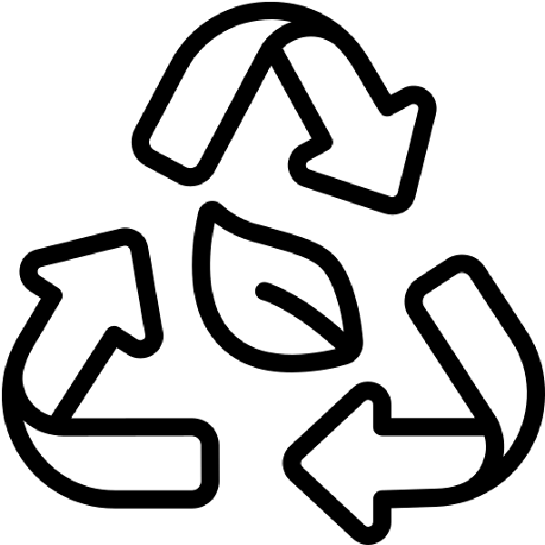 100% Recycled & Recyclable